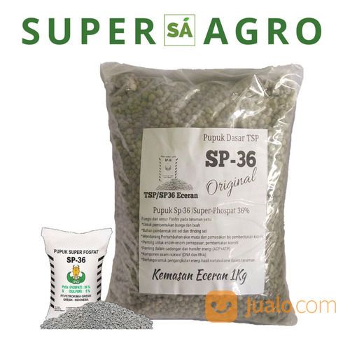 Pupuk TSP/SP36 Kemasan Ecer 1kg Pupuk Murah Super Phospat 36% Petrokimia
