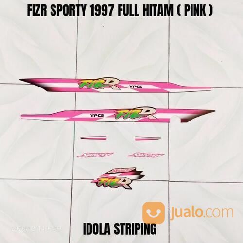 Striping FIZR Sporty 1997 Full Hitam ( Pink )