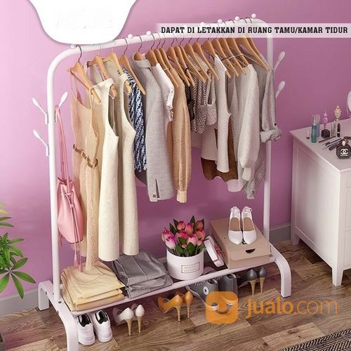 COD MAKASSAR | Stand Hanger Gawang Gantungan Baju Display