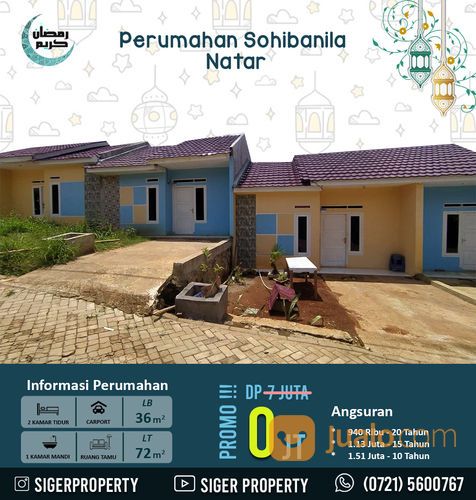 Rumah Subsidi Dengan 2 Kamar Di Deket Pramuka Bandar Lampung 270421