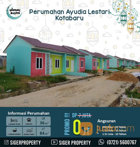 Rumah Subsidi Di Daerah Gedung Harapan ITERA Lampung Free Sumur Bor