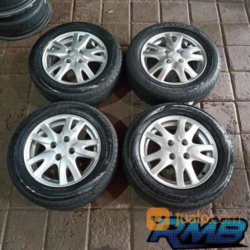 Velg Mobil Bekas Oem Brio R14 Plus Ban 175/65 R14 Dunlop