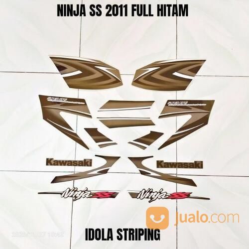 Striping Ninja SS 2011 Full Hitam
