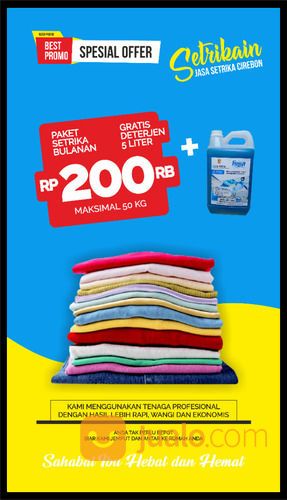 Jasa Setrika Kilat Cirebon - Free Pick Up & Delivery