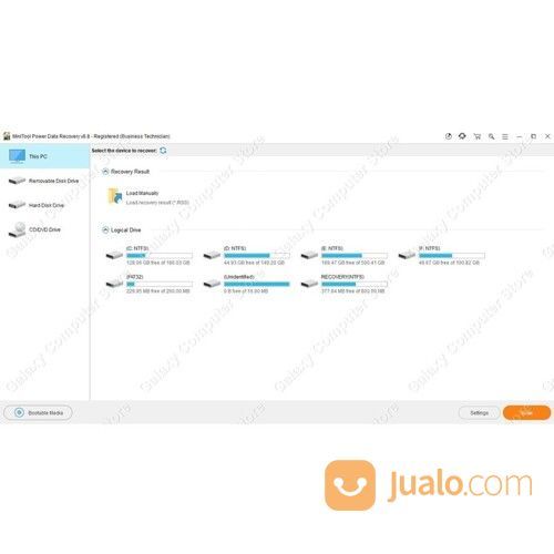 MiniTool Power Data Recovery USB Bootable WinPE Edition For Windows