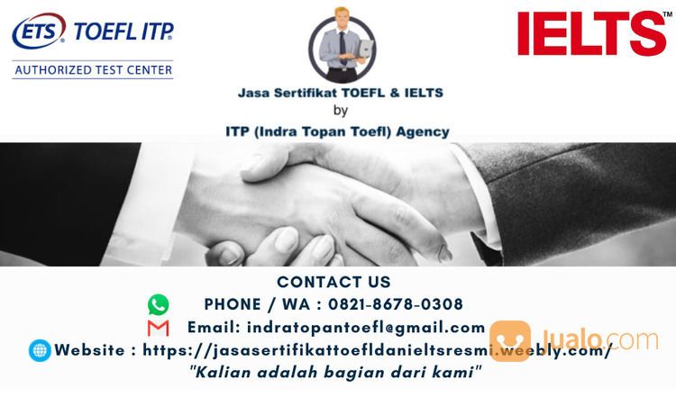 Jasa Toefl Itp Dan Ielts Resmi