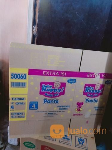 Kardus Bekas Pampers Baby Happy Kondisi Oke