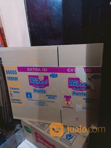 Kardus Bekas Pampers Baby Happy Kondisi Oke
