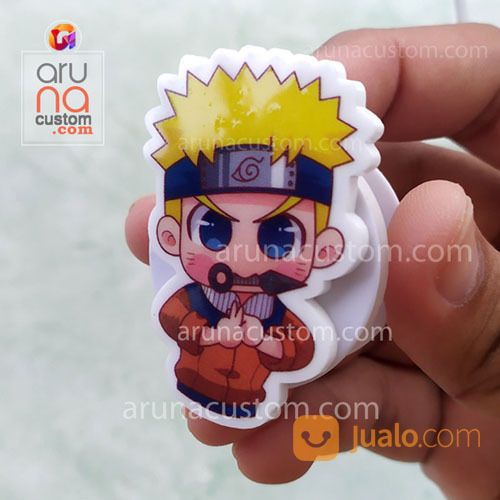 Naruto - Souvenir Custom PopSocket Griptok Akrilik Murah Bisa Pakai Foto Sendiri