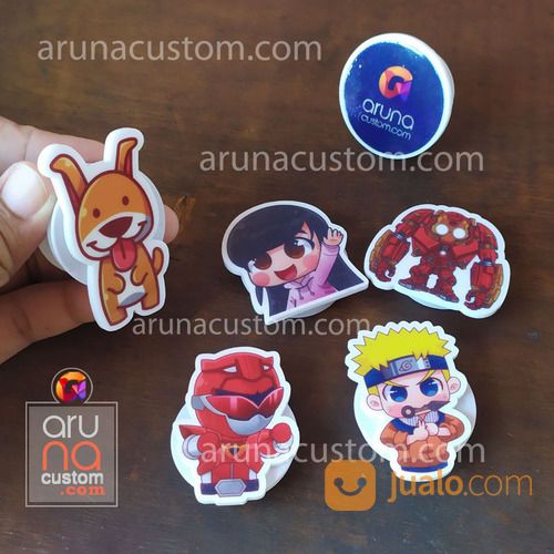 Naruto - Souvenir Custom PopSocket Griptok Akrilik Murah Bisa Pakai Foto Sendiri
