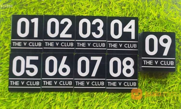 Kartu Parkir, Untuk Masuk Perumahan, Kartu Penitipan Bahan Akrilik