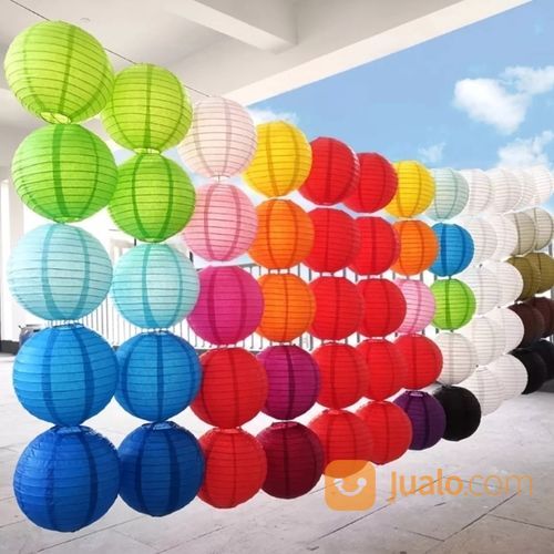 LAMPION GANTUNG KAIN (Bukan Kertas)