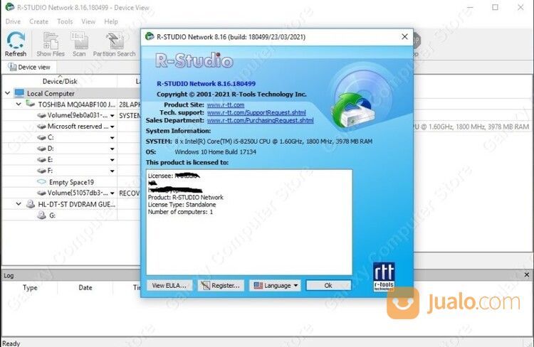 R-Studio Data Recovery Network Edition For Windows