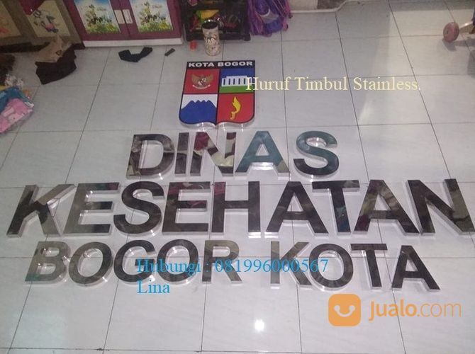 PEMBUATAN HURUF TIMBUL STAINLESS TERBARU | MALANG