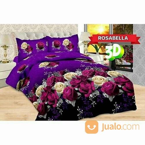 Sprei Bonita Ukuran 180x200 Motif Rosabella