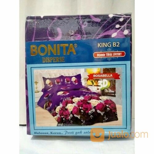 Sprei Bonita Ukuran 180x200 Motif Rosabella