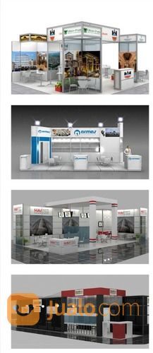 BOOTH PAMERAN DARI BAHAN PARTISI R8