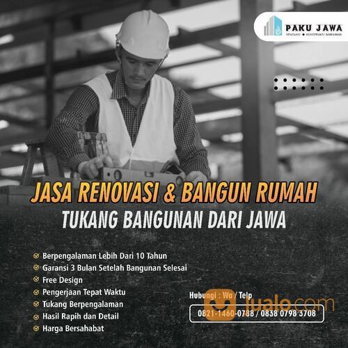 Jasa Tukang Bangunan Di Jakarta, Untuk Bangun Atau Renovasi Rumah