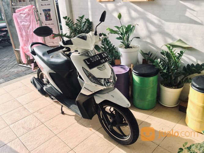 Honda Beat 2011 Putih Plat L Amanah