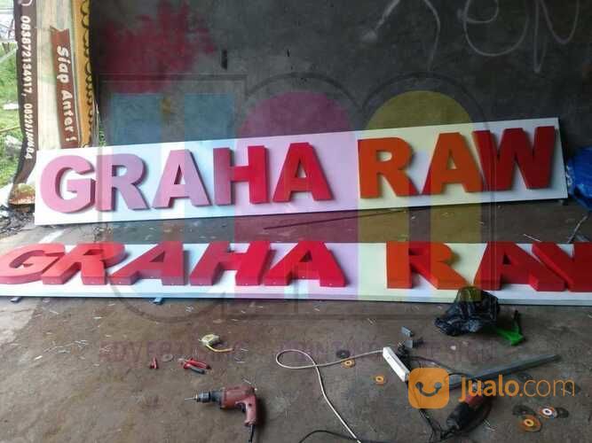 PEMBUATAN HURUF TIMBUL AKRILIK TERBARU | AMBON