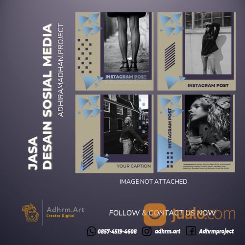 TERMURAH!! WA: 0857-4519-4608, Jasa Desain Konten Sosial Media Nganjuk