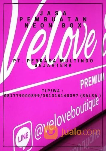 JASA PEMBUATAN NEON BOX MURAH SURABAYA