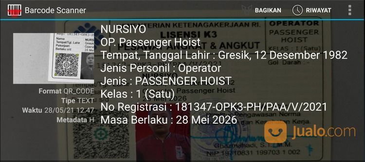 Jasa Pembuatan SIO Untuk Segala Jenis Alat Berat - Excavator - Forklift - Crane - Bulldozer, Dll