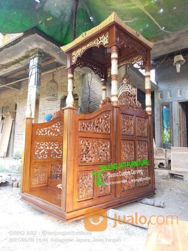 Mimbar Masjid Kubah Tangga Pintu Depan 3445