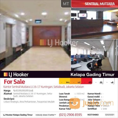 Kantor Sentral Mutiara Lt.16-17 Kuningan, Setiabudi, Jakarta Selatan