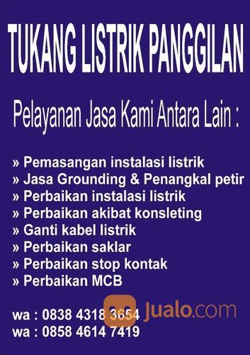 Tukang Listrik Di Kabupaten Bandung