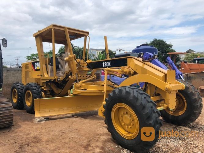 Alat Berat Motor Grader CAT 120K Tahun 2015 Tangerang