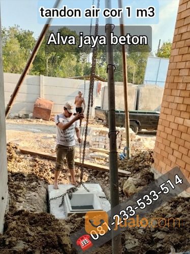 Tandon Air Cor, Tandon Air Beton, Tandon Air Tanam, Dan Septictank Cor