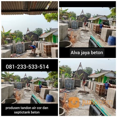 Tandon Air Cor, Tandon Air Beton, Tandon Air Tanam, Dan Septictank Cor