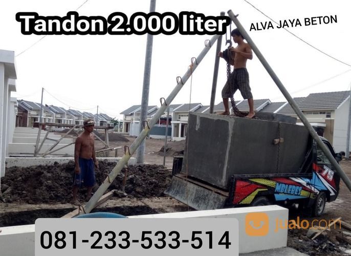 Tandon Air Cor, Tandon Air Beton, Tandon Air Tanam, Dan Septictank Cor