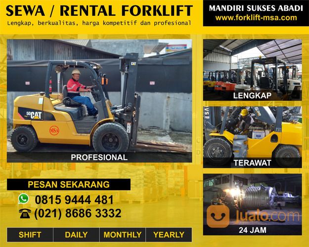 RENTAL FORKLIFT / SEWA FORKLIFT BANTARGEBANG