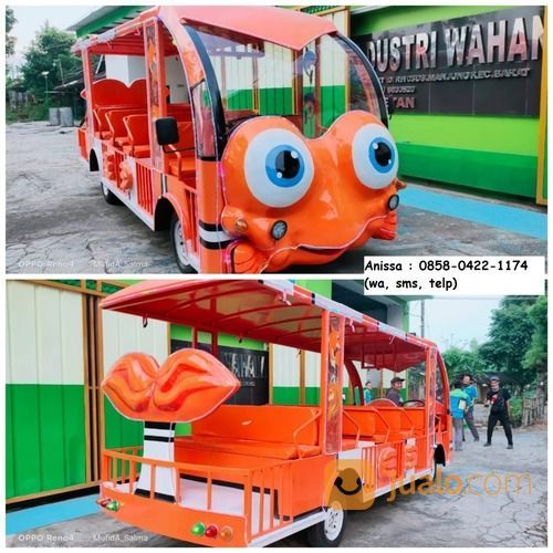 Wahana Mobil Odong-Odong Kereta Wisata Nemo Oren