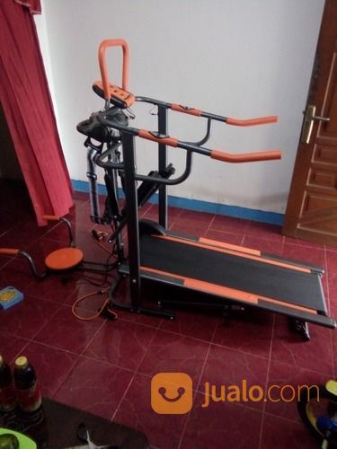 Alat Fitness Treadmill Manual 6 Fungsi