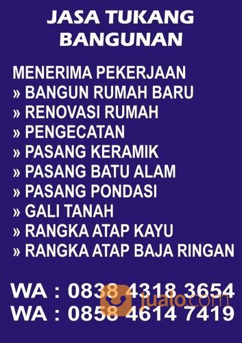 Tukang Bangunan Di Kabupaten Bandung Wa 0838 4318 3654