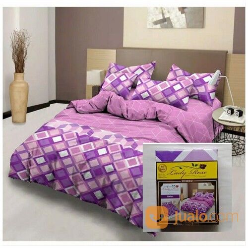 Sprei Lady Rose Ukuran 160x200 Motif Vallen