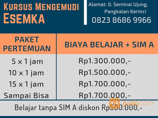 Kursus Mengemudi Esemka Kerinci Pelalawan