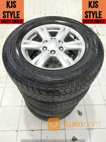 Velg Mobil Original Isuzu Mux R17 Pcd 6X139,7 Plus Ban Bridgestone 70%