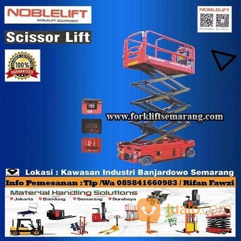 Scissor Lift Tangga Hidrolik Elektrik 8 Meter Murah Di Semarang