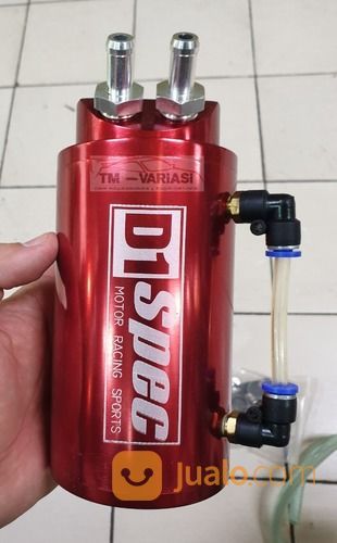 IMPORT Oil Catch Tank OCT D1 Spec Model Bulat Merah Universal