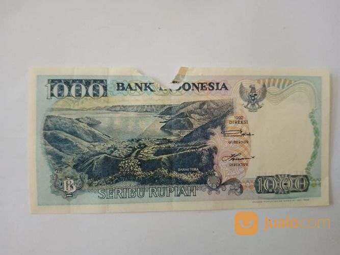 Uang Seribu Gambar Loncat Batu