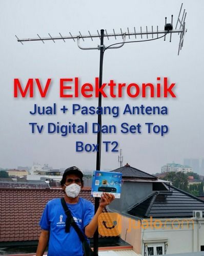 Pasang Antena Tv Digital Set Top Box Tanaka Murah