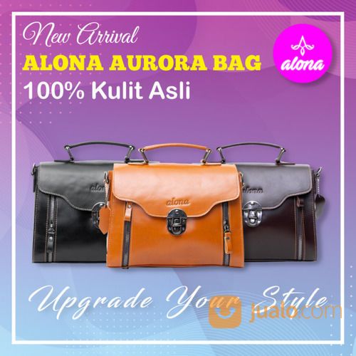 Shoulder Bag / Tas Selempang Wanita Kulit Asli Aurora Bag Desain Klasik Nan Elegan | Alona Leather