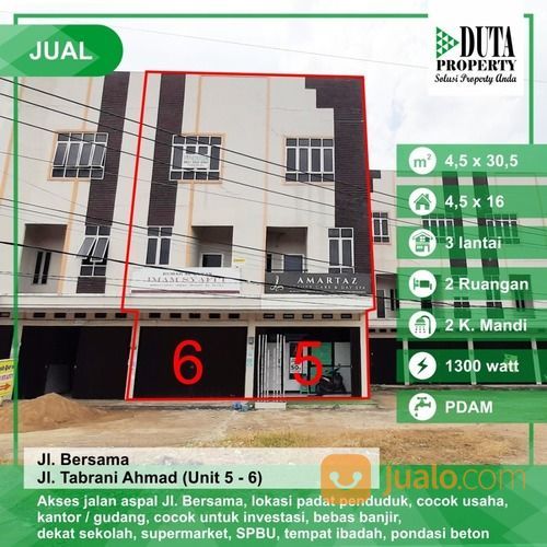 Ruko Gang Bersama, Jalan Sawo, Pontianak, Kalimantan Barat