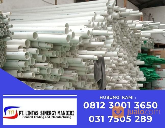 PIPA PARALON 2" INCH PVC RUCIKA WAVIN PUTIH STANDARD AW D PERMETER