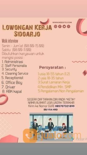 LOWONGAN GUDANG TERBARU SURABAYA