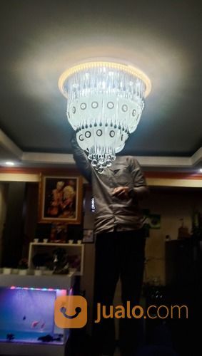 Jasa Cuci Lampu Hias Kristal Bogor
